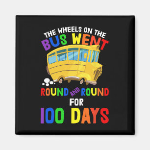 Days Of School Nursery Rhymes Wheels On The Bus St Magnet