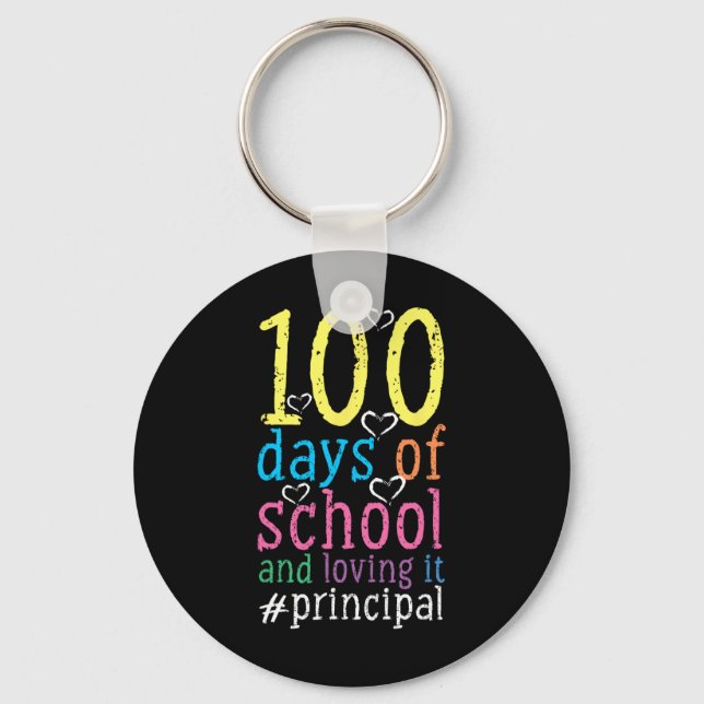 Days Of School Principal 2  Key Ring (Front)