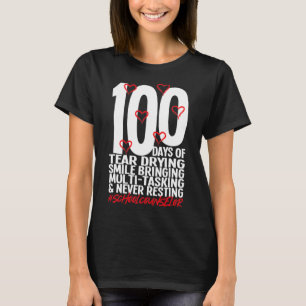 Days Of School School Counsellor 100th Day Of Scho T-Shirt