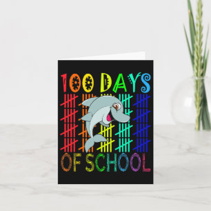 Days Of School Smile Dolphin For Smarter Kids  Card