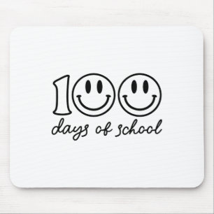 Days Of School Smile Face Teacher Student Happy 10 Mouse Pad