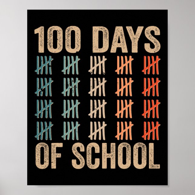 Days Of School Sweet Cute Sayings Team  Poster (Front)