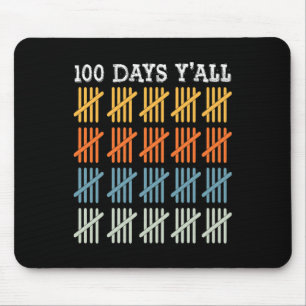 Days Of School Tee Kids 100th Day Of School Mouse Pad