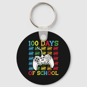 Days Of School Video Games Controller Gaming Kids Key Ring
