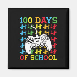 Days Of School Video Games Controller Gaming Kids Magnet