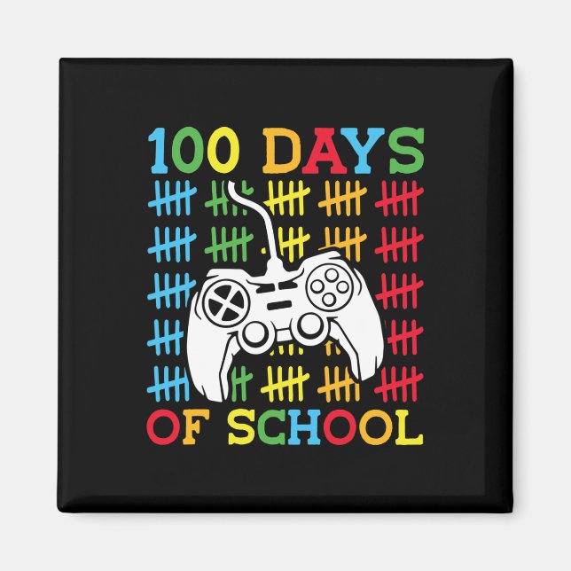 Days Of School Video Games Controller Gaming Kids  Magnet (Front)