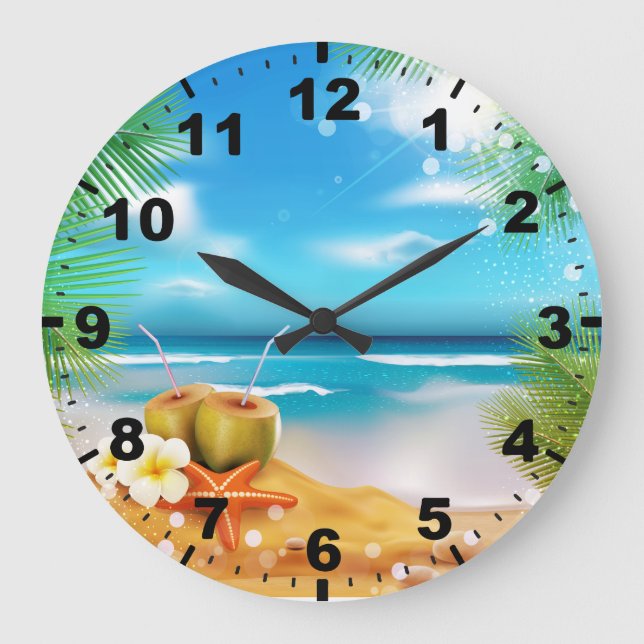 Days of Summer Round Wall Clock (Front)