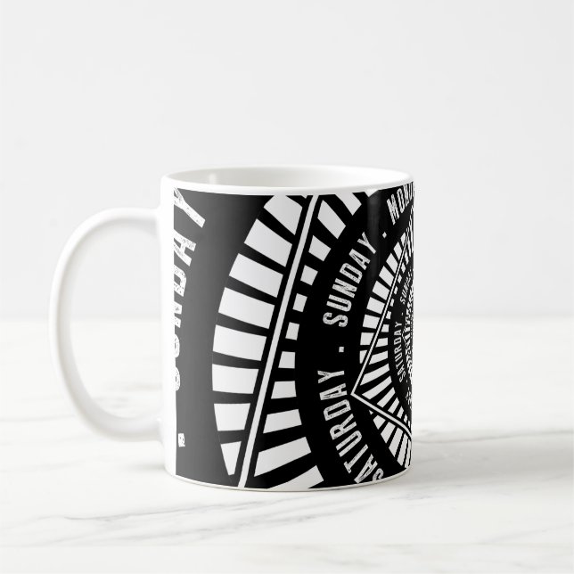 Days of the Week Coffee Mug (Left)