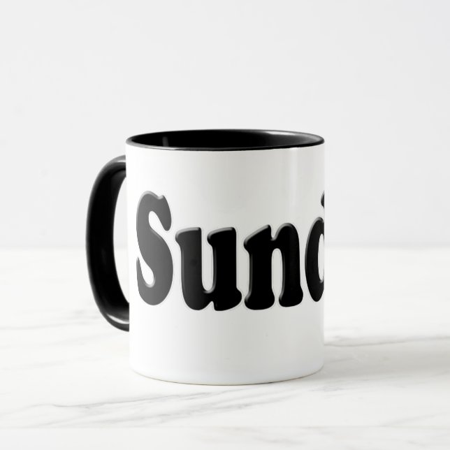 Days of the Week - Sunday Mug (Front Left)