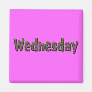Days of the Week - Wednesday Magnet