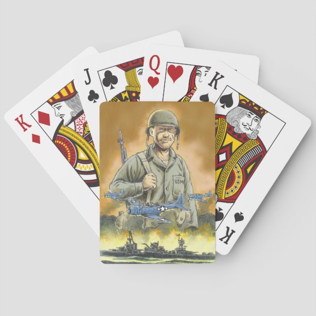 Days of Wrath Bicycle playing cards (Back)