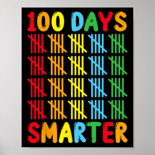 Days Smarter Fun Tally Teacher And Students Novelt Poster