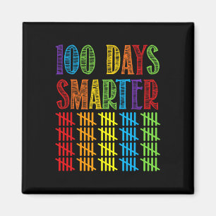 Days Smarter Kindergarten Teacher 100th Day Of Sch Magnet