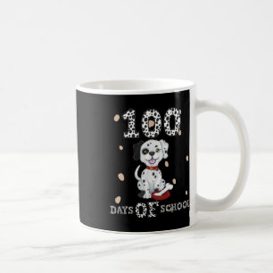Days Smarter Of School Dabbing Dalmatian Dog Teach Coffee Mug