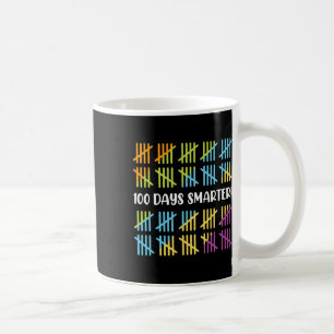 Days Smarter School Celebration 100 Days Of School Coffee Mug