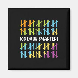 Days Smarter School Celebration 100 Days Of School Magnet