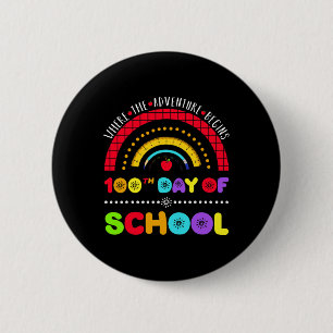 Days Smarter Where Adventure Begins 100th Day Of S 6 Cm Round Badge
