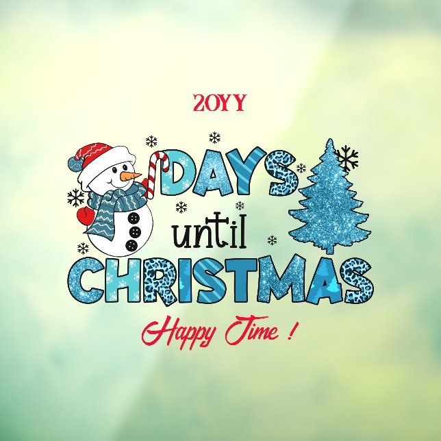 Days Until Christmas Customise (Sheet 3)