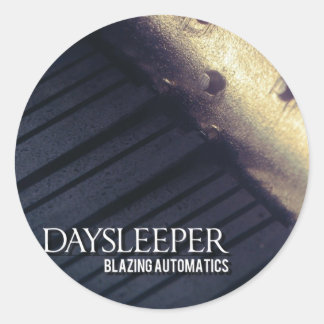 Daysleeper CD (small stickers) Classic Round Sticker