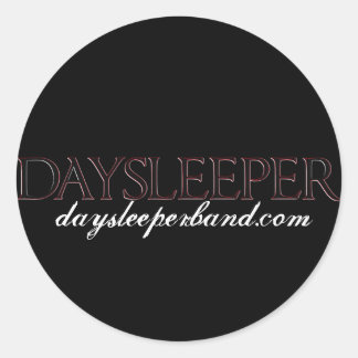 daysleeper (round sticker) classic round sticker