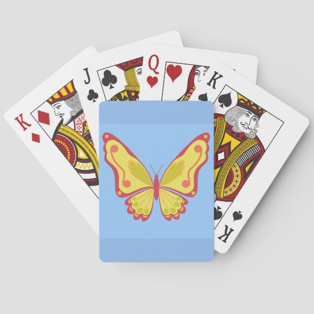 Daytime Butterfly Playing Cards (Back)