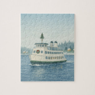 Daytime Ferry Christmas Jigsaw Puzzle