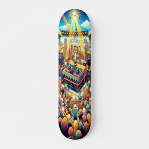 Daytime Festival Vibes Skateboard