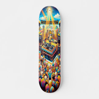 Daytime Festival Vibes Skateboard