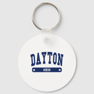 Dayton Ohio College Style tee shirts Key Ring