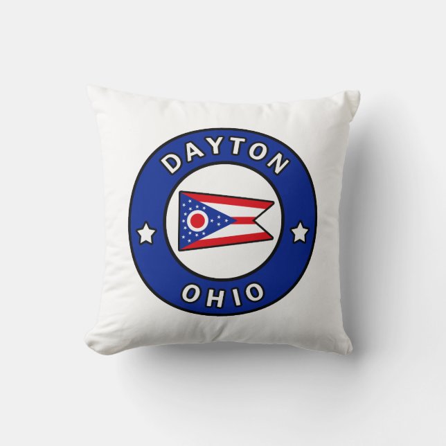 Dayton Ohio Cushion (Front)