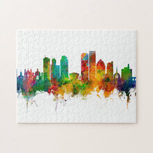 Dayton Ohio Skyline Jigsaw Puzzle