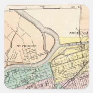 Dayton, Ohio Square Sticker