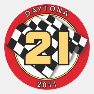 DAYTONA 2011 Car 21 Sticker