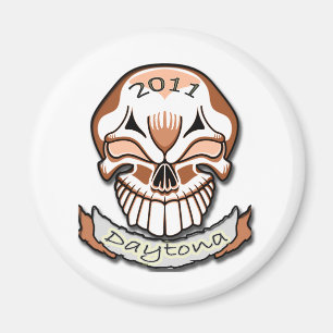 Daytona 2011Skull Magnet
