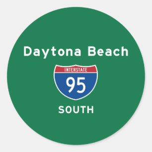 Daytona Beach 95 Classic Round Sticker