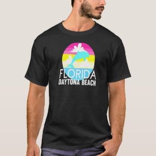 Daytona Beach Fl Summer Art Daytona Beach Dolphin  T-Shirt