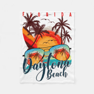 Daytona Beach Fl. Summer Vacation Trip - Florida B Fleece Blanket