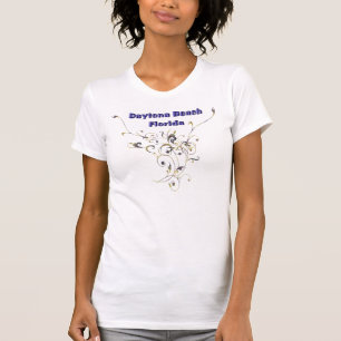 Daytona Beach Floral Swirl Ladies Tank