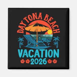 Daytona Beach Florida 2026 Family Vacation Summer Magnet