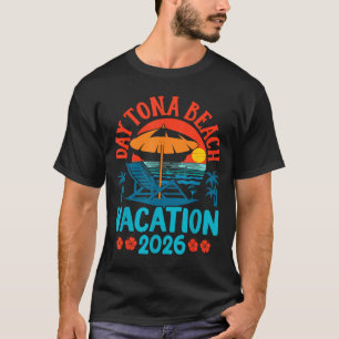Daytona Beach Florida 2026 Family Vacation Summer  T-Shirt