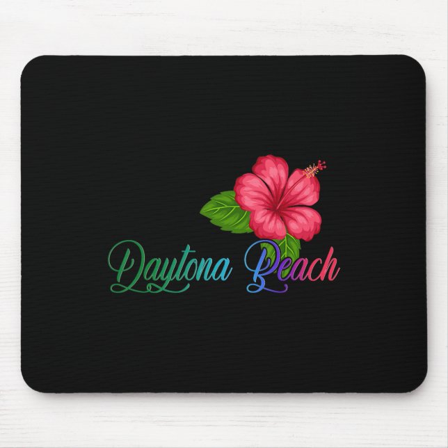 Daytona Beach Florida Hibiscus Flower  Mouse Pad (Front)