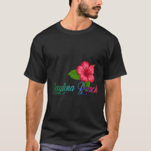 Daytona Beach Florida Hibiscus Flower T-Shirt