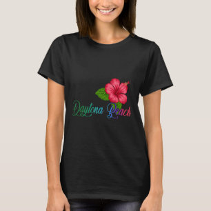 Daytona Beach Florida Hibiscus Flower T-Shirt