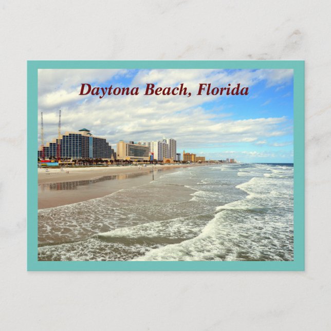 Daytona Beach Florida Holiday Postcard (Front)