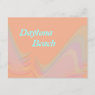 Daytona Beach Florida Pastel Wings Postcard