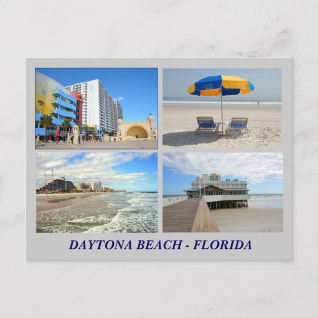 Daytona Beach Florida Postcard (Front)