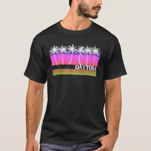 Daytona Beach Florida Retro Style Vintage Sunset 7 T-Shirt