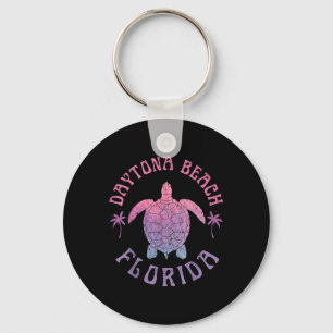 Daytona Beach Florida Sea Turtle Summer Vacation Key Ring