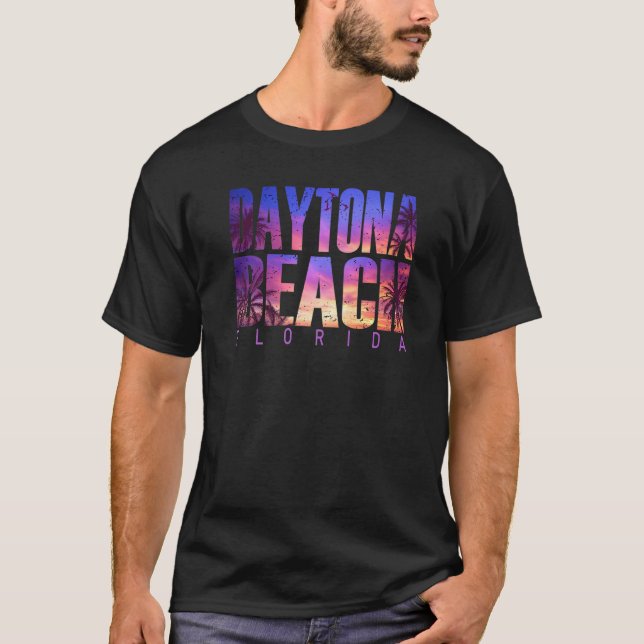 Daytona Beach Florida Summer Vacation Matching Fam T-Shirt (Front)