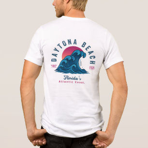 DAYTONA BEACH FLORIDA SUMMER WAVES VACATION Tri-Blend SHIRT